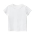thumbnail image 5 of Phenas Toddler Girls Cotton Short Sleeve T-Shirt,Casual Daily Shirt for Kids,4-Pack,Sizes 2T-7T, 5 of 8