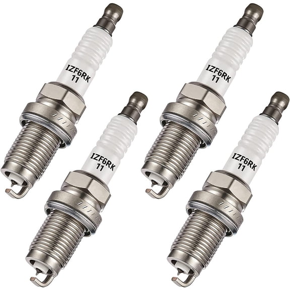 BDFHYK Set of 4 Iridium Spark Plug Compatible with Acura RSX 02-06; Compatible with Honda Accord 03-07,Civic 06-11,CR-V 02-09,Element 03-11,2.0L 2.4L L4,Replacement for 9807B-561BW IZFR6K-11S 5266