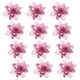 thumbnail image 3 of Xihbxyly Flores Navideñas, Adornos Brillantes, Adornos para Coronas Festivas, Elegantes Detalles para Árboles, para Uso En Interiores y Exteriores, Regalo Único, 12 Piezas con Clips, 3 of 4