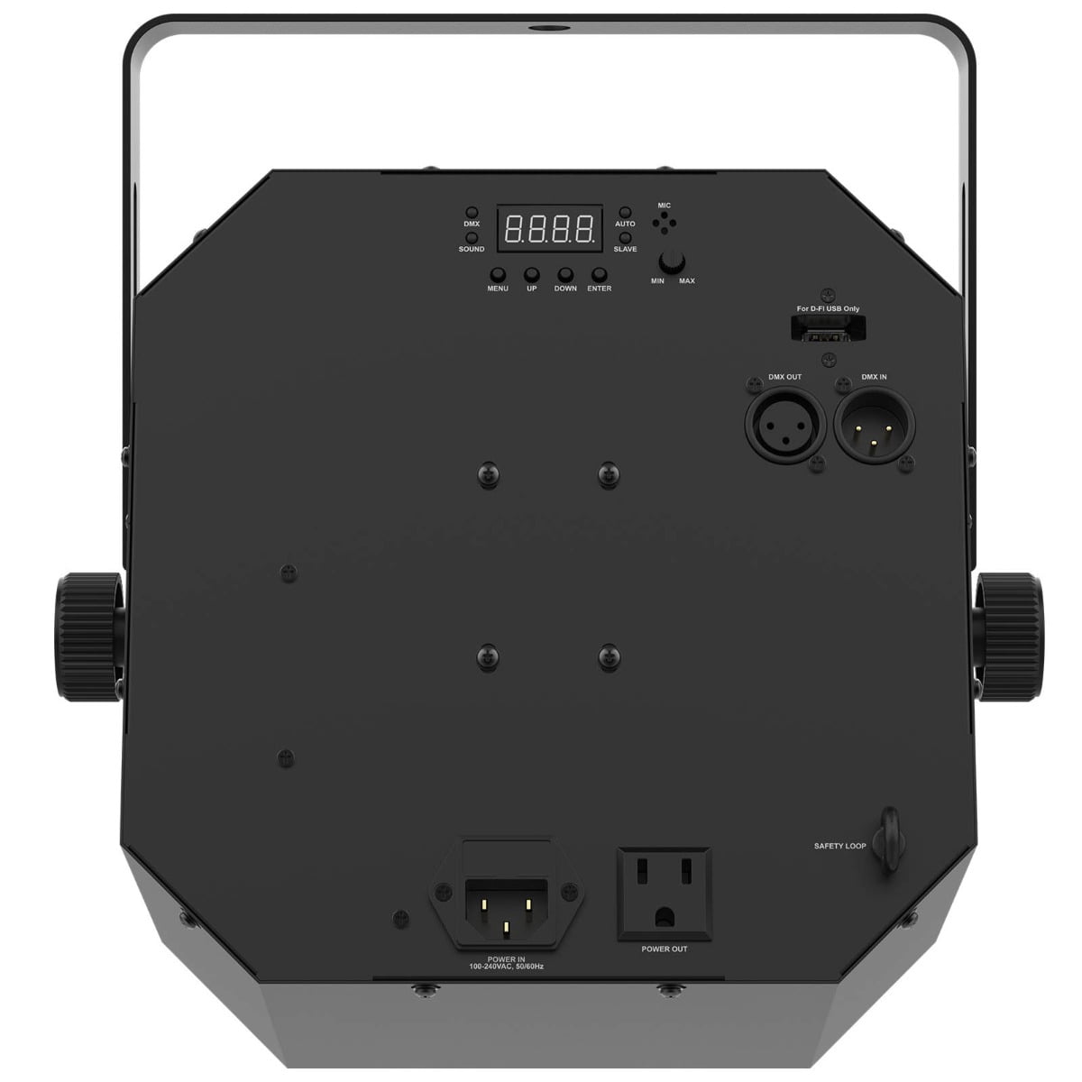 Chauvet DJ SWARM5FXILS ILS 3-in-1 LED Effect Light with Hurricane 700 Fog Machine Package