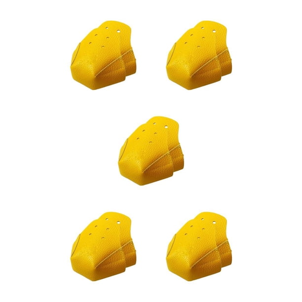 Yuarrent 1 par de protectores para los dedos de los pies, protección consistente de cuero PU, protectores para los dedos de los pies del Numero 5 5Conjunto