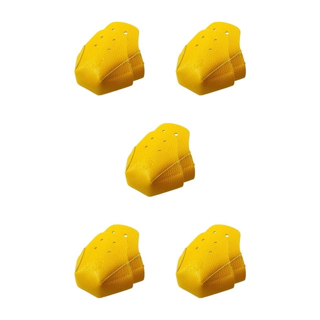Yuarrent 1 par de protectores para los dedos de los pies, protección consistente de cuero PU, protectores para los dedos de los pies del Numero 5 5Conjunto