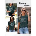 thumbnail image 4 of Anbech Moon Sun Women T Shirt Vintage Nature Graphic Short Sleeve Tee Tops, 4 of 8