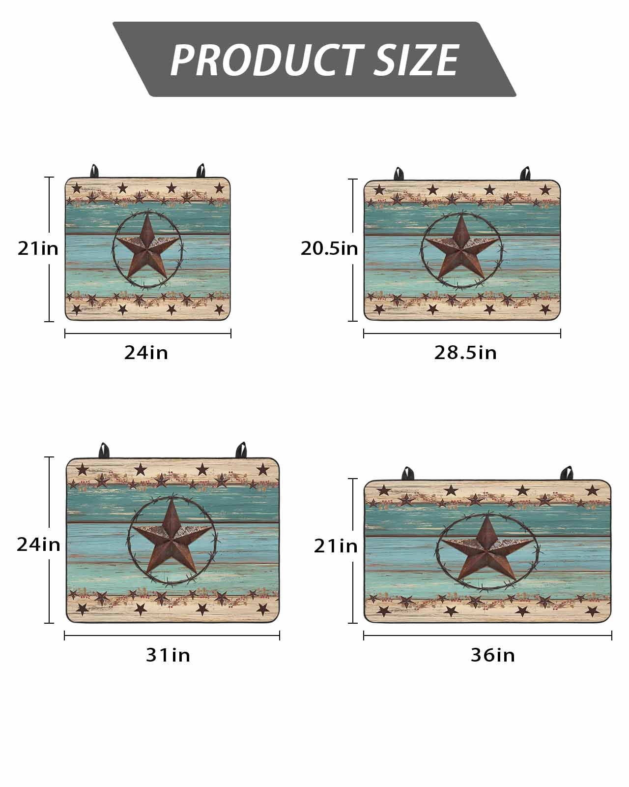 Stove Top Covers for Electric Stove, Texas Star Country Glass Stovetop Cover Protector, Western Old Wooden Board Vintage Induction Cooktop Protector Oven Mat for Kitchen Countertop 24"x21"