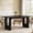 Black, variant on Fnova 70.87" Dining Table for 6, Modern Rectangular Kitchen Table for Dining Room, Brown