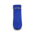 thumbnail image 2 of BLISSFUL STEP Women's Ankle Boots Faux Suede Round Toe Block Heel Side Zipper Dress Boots Royal Blue 6, 2 of 5