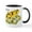 White/Black Inside, variant on CafePress - Panamanian Golden Frog Mug - 11 oz Ceramic Mug - Novelty Coffee Tea Cup
