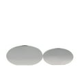thumbnail image 6 of DecMode 7", 6"H Silver Stainless Steel Metal Vase with a Sleek Mirror Finish, Set of 2, 6 of 12