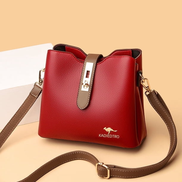 Bolso Bolso de Mujer Bolso Bandolera Bolso de Mujer Color Moda Bolso Cubo de Mujer Bolso de Mujer