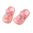 thumbnail image 5 of GPOECD Kids Clogs Playful Cartoon Dinosaur for Girls and Boys Lightweight Beach Slides for Toddlers Children Boys Slippers,Pink,5.5-6 Years, 5 of 5