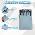 thumbnail image 3 of Uxcell 2 Paquete Protector de Bolsillo de Cuero, Protector de Bolígrafos Multiusos, Organizador de Bolsas para Camisas y Batas de Laboratorio, Violeta, 3 of 7