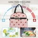 thumbnail image 4 of Fotbe Hand Drawn Strawberry Bolsa de Almuerzo con Estampado, Lonchera Aislada, Contenedores de Comida Reutilizables Tipo Cooler a Prueba de Fugas, 4 of 7