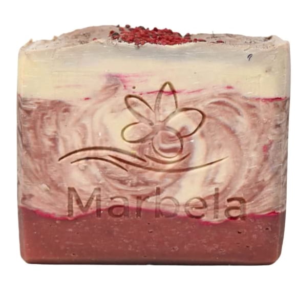 Marbela Cosmetics Jabón hecho a mano CEREZA VAINILLA EN LA PARTE SUPERIOR ~ CEREZA Vainilla - Barra de jabón 3.5 oz