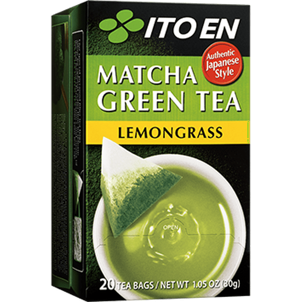 ITO EN Matcha Green Tea Tea Bags, Lemongrass, 20 Ct