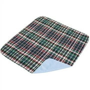 Essential Medical Supply Quik-Sorb Plaid Quilted Reusable Underpad