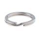 thumbnail image 2 of 5 llaveros de titanio con aro dividido de doble bucle. Plata 18mm, 2 of 8