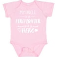 thumbnail image 3 of Inktastic My Uncle is a Firefighter and a Hero Boys or Girls Baby Bodysuit, 3 of 5