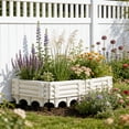 thumbnail image 4 of Plastic Garden Fence Border Panel Interlocking Modular Landscaping Picket Fence Outdoor Yard Flower Bed Vegetable Garden Edge Divider Durable Weather Resistant Easy Install Garden Decor, 4 of 6