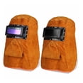 thumbnail image 2 of Welding Helmet Solar Auto Dimming Filter Lens Welder Leather Cover Mask Splash Proof For Eye Nose Protection Welding Accessories ,Precision Temperature Control, 2 of 6