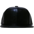 thumbnail image 3 of MADE IN USA Genuine Leather Baseball Cap Adjustable Velcro Closure, 3 of 8