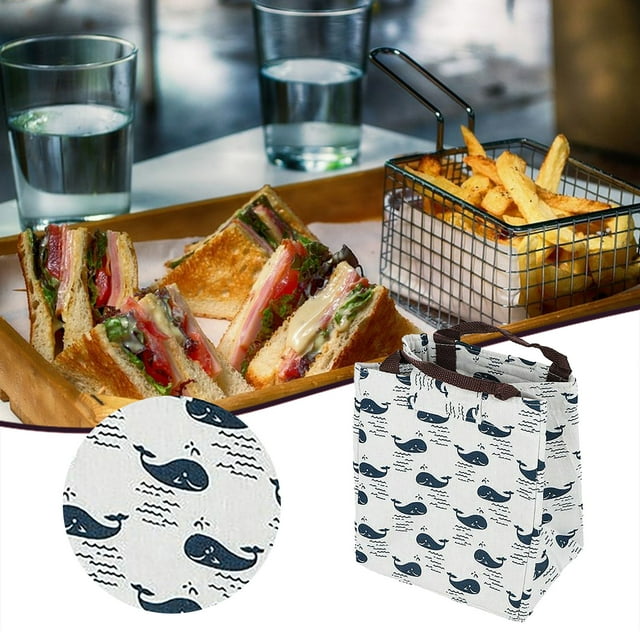 Agiferg Lunch Bags Thicker Insulation Foil Bags Keep Warm Fresh Safe Material Exquisite