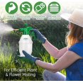 thumbnail image 3 of Garden Pump Sprayer, Handheld Bottle Mist Water Sprayer, Hand Pressure Home Cleaning Plant Lawn Sprayer w/Safety Valve & Adjustable Bronze Nozzle, 0.8 Liter/1 QT/.21 Gallon/27 Ounces, 3 of 10