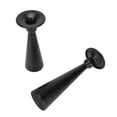 thumbnail image 2 of Pillar Candle Holder Black Candle Holder Durable Exquisite Texture 2Pcs for Home ANGGREK Otros, 2 of 8