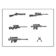 thumbnail image 2 of 2 Brown dog Ww2 Military Weapon Building Blocks Pack Moc Army Accessories, 2 of 4