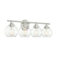 thumbnail image 4 of Carson 4-Light Bathroom Vanity Light in Satin Nickel, 4 of 5