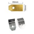 thumbnail image 5 of Pack of 30 titanium replacement blades compatible with robotic lawnmowers, 5 of 10