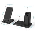 thumbnail image 3 of 3-in-1 Wireless Charger, Multifunctional Charging Station Wireless Charging Dock for Qi Enabled Device, AirPods Pro, iWatch, 3 of 8
