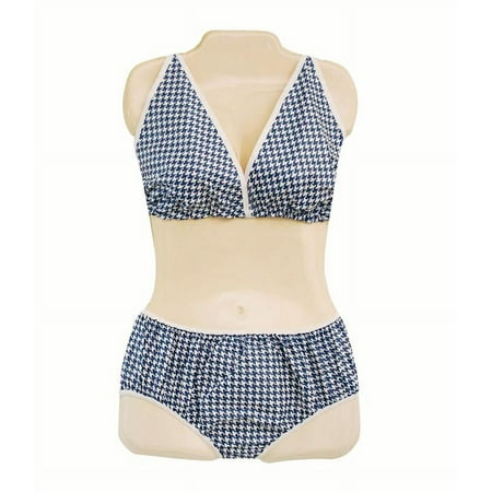 Dipsters patientwear  women\ s halter-top bikini  medium