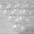 thumbnail image 2 of Para 10 piezas, caja de regalo para boda, hogar, adornos navideños, transparente, para árbol de fiesta, rellenable, bola de plástico para decoración colgante, 2 of 5