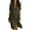 Army Green, variant on Tqcoqu Summer Dresses for Women,Casual Short Sleeve Knee Length Gauze Shirt Dress,Collared Beach Vacation Sundresses,Army Green Women's S-XXL