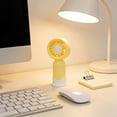thumbnail image 4 of EGNMCR Home Appliances Handheld Fan Mini USB Rechargeable Small Fan Portable Outdoor Student Small Fan Plastic rechargeable fan, 4 of 6
