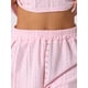 thumbnail image 4 of Pijamas de loungewear para mujeres INSPIRE CHIC, tops de manga larga con corte y pantalones cortos con abertura, conjuntos XS en rosa, 4 of 4