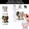thumbnail image 4 of Reading Girl Rotating Small Ornament Waterproof And Wear Desk Counter Ornament, 4 of 4
