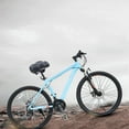 thumbnail image 1 of WHAMVOX Round Rear Bike Seat Mat Mountain Bike Seat Black 1Pcs, 1 of 8