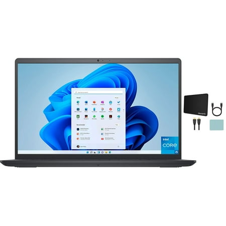 Newest Dell Inspiron 3511 15.6" Touch Screen Laptop Computer Notebook - Intel Core i5-1035G1 - 8GB DDR4 Memory - 256GB M.2 Solid State Drive - Black - Windows 11 + Mazepoly Accessories