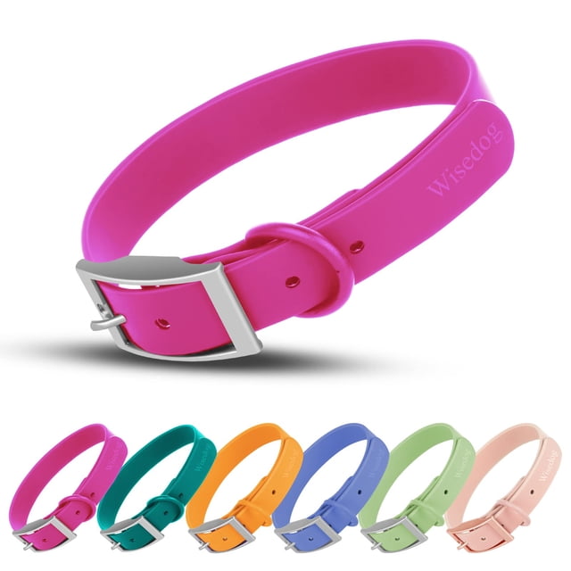 Collar para perro Wisedog, impermeable, ajuste múltiple, 20-60 cm
