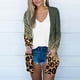 thumbnail image 1 of Cárdigan de moda para mujer, estampado holgado, de manga larga, abrigo, blusa, abrigo para mujer, 1 of 5