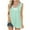 Green, variant on Babysbule Womens Tank Tops Fashion Women's Summer V-Neck Casual Solid Tank Tops Sleeveless Blouse