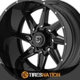 thumbnail image 4 of Gear Alloy 751BM Wrath Gloss Black Milled Wheel Rim, 20" x 9" 5 x 5"/5 x 5.5" 0mm, 751BM-2090900, 4 of 5