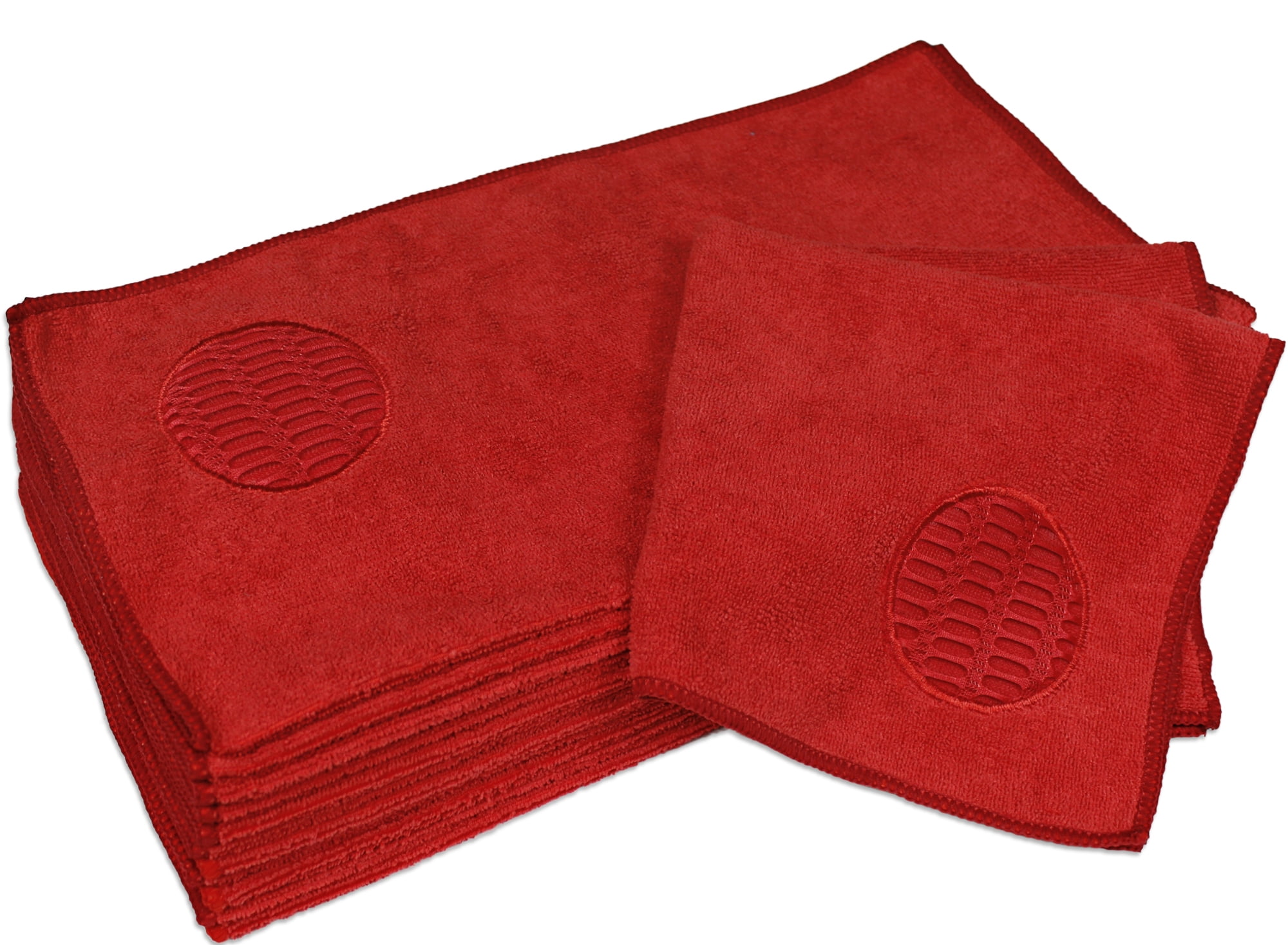 Detailer 365 UItraplush Premium Microfiber Towels 16/"x16/" 400GSM Red 12 Pack