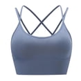 thumbnail image 1 of Ropa interior deportiva para mujer Tirantes acolchados Ropa interior de soporte medio Adecuado para yoga fitness - Adecuado para circunferencia inferior del pecho 87-92 cm, 1 of 5