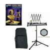 Band Directors Choice Educational Bell Kit Pack Classical Themes Deluxe w/Carry Bag, Drum Practice Pad & Sticks & Classical Themes Play Along Book