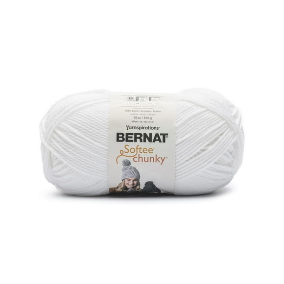 "Bernat® Fil Softee® Chunky™, Acrylique #6 Super Volumineux, 14oz/400g, 431 Yards"