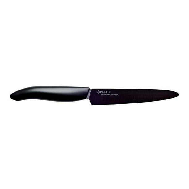 Kyocera Ceramic Knife 5" Micro Serrated Knife Black