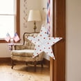 thumbnail image 4 of Rustic Farmhouse Metal Wall Decor Red White Blue Star Hanging Decor Fourth of July Patriotic Living Room Home Accent, 4 of 6