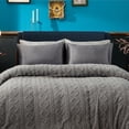 thumbnail image 4 of Queen Hair and Skin Satin Pillowcase - 2 Pack Dark Gray Silk Pillowcases 20" x 30" - 2 Pack Satin Pillowcases with Wrap Closure, 4 of 5